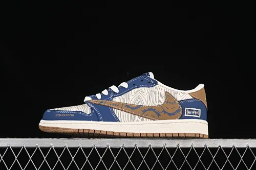 All categories Air Jordan Jordan series basketball shoes Air Jordan 1 Low High-end customized low-top sneakers Travis Scott x Fragment Design x Air Jordan 1 Low OG SP AJ1 FOG joint ripple grimace low-top cultural casual sneakers XS2024-007